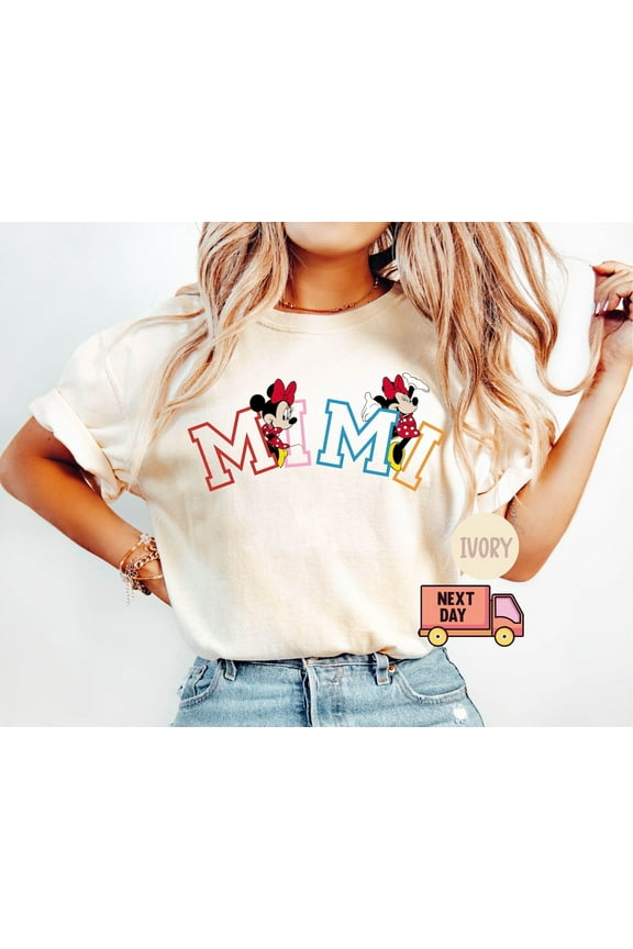 Mimi Mouse Shirt, Grandma Mouse Shirt, Disney Family Shirt, Women's Disney Shirt, Disney Grandma Shirt, Disneyworld Shirt