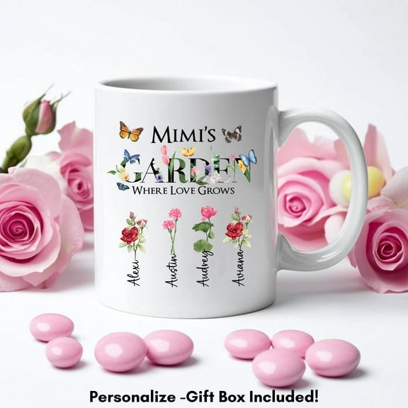 Mimi Mug – Personalized Grandkids Gift for a Special Grandma