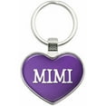 thumbnail image 1 of Mimi - Names Female Metal Heart Keychain Key Chain Ring, Multiple Colors Available, 1 of 1