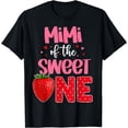 thumbnail image 1 of Mimi Of The Sweet One Strawberry Birthday Family Party T-Shirt, 1 of 4