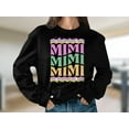 thumbnail image 1 of Mimi Retro Sweatshirt, Mimi Sweatshirt, Groovy Mimi Sweatshirt, Pregnancy Reveal to Daughter, Gift for Mom, Mother's Day Sweatshirt, 1 of 9