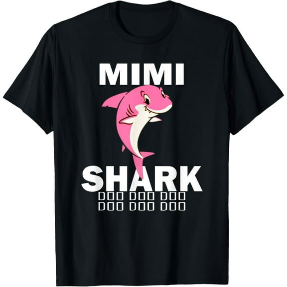 Mimi Shark Shirt Fathers Day Gift Idea For Mimi T-Shirt