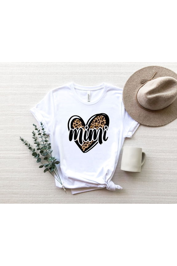 Mimi Shirt, Leopard Print Mimi Shirt, Mother's Day Shirt, s for Mom, Cheetah Mimi Shirt for Mother's Day, Womens Leopard Shirt, Mimi Tshirt All Size S-5Xl