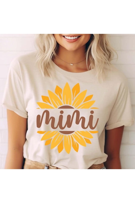 Mimi Shirt Sunflower Tee Mama Love T Retro Mother Cute for Mother's Day Mom Tshirt All Size S-3Xl