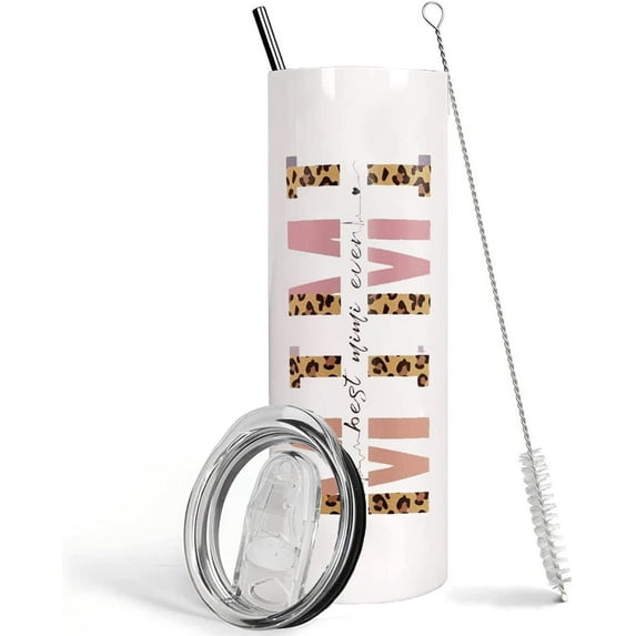 Mimi Tumbler with Lid and Straw, Best Mimi Ever Gift, 20 oz Mimi Stainless Steel Insulated Tumbler, Mimi coffee mug Birthday/Mother''s Day/Christmas Gifts