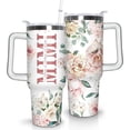 thumbnail image 1 of Mimi Tumbler My Favorite People Call Me Mimi Pink Floral 40 oz Tumblers with Handle and Straw Stainless Steel Insulated Mimi Coffee Cup Mug Mimi Gifts for Mimi, 1 of 6