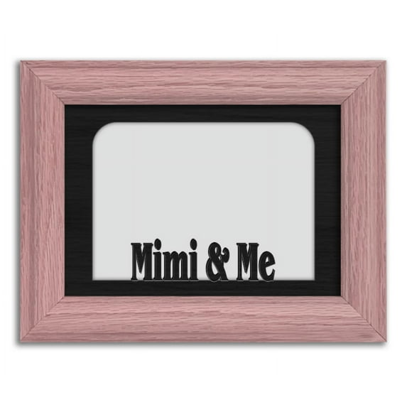 Mimi and Me Tabletop Picture Frame - Holds 4x6 Photo - Multiple Color Option