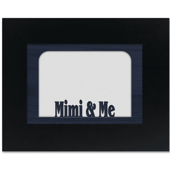 Mimi and Me Tabletop Picture Frame - Holds 4x6 Photo - Multiple Color Option
