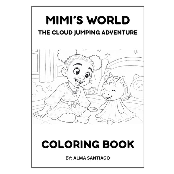 Mimi's World: The Cloud Jumping Adventure - Coloring Book, (Paperback)