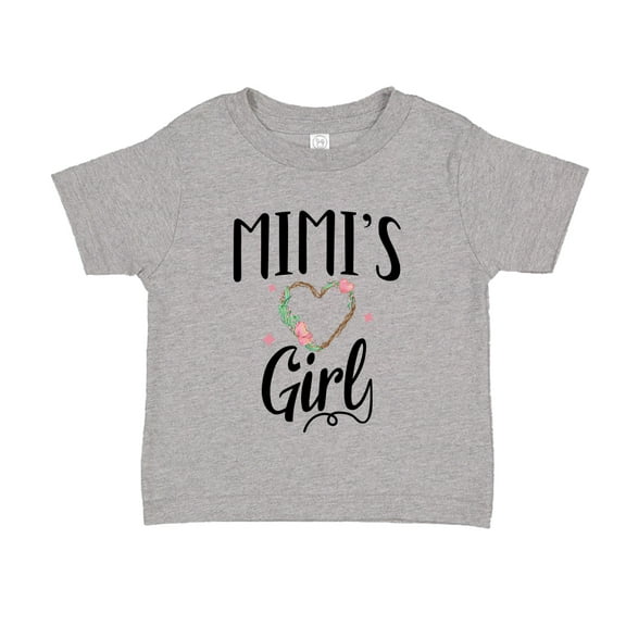 Mimi's Girl Toddler T-Shirt 3T Athletic Heather