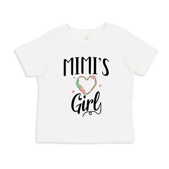 Mimi's Girl Toddler T-Shirt 3T White