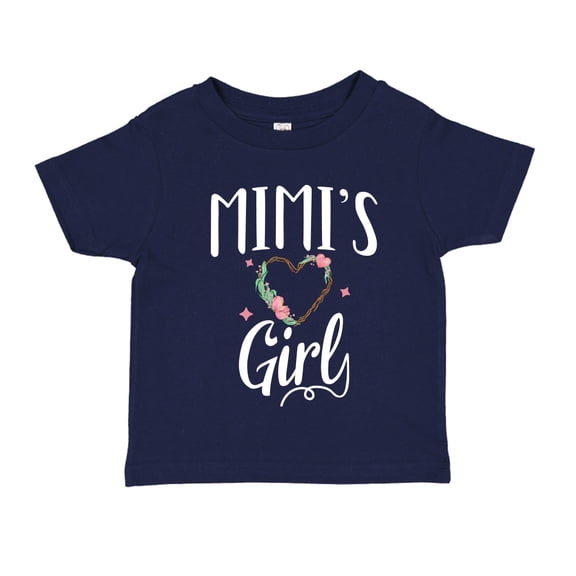Mimi's Girl Toddler T-Shirt 5/6T Navy Blue