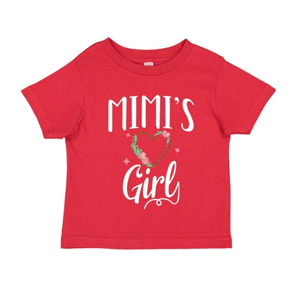 Mimi's Girl Toddler T-Shirt 5/6T Red