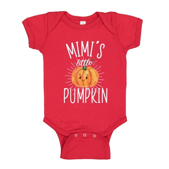 Mimi's Little Pumpkin Baby Bodysuit One Piece 12 mo Red