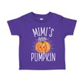 thumbnail image 1 of Mimi's Little Pumpkin Toddler T-Shirt 2T Purple, 1 of 3