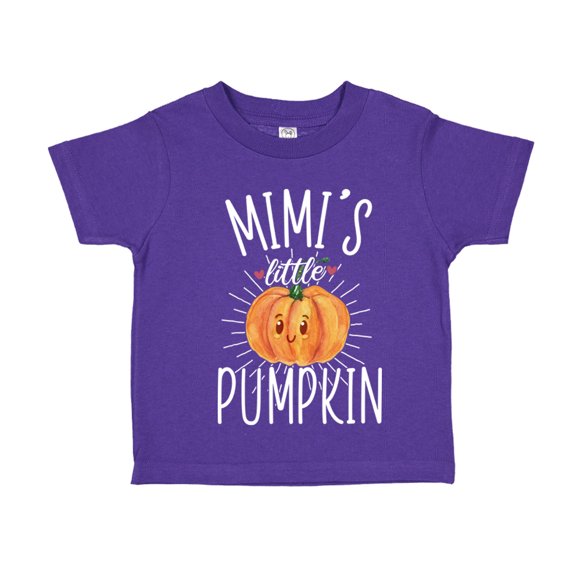 Mimi's Little Pumpkin Toddler T-Shirt 3T Purple