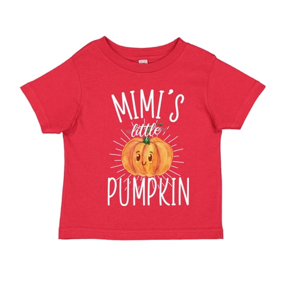 Mimi's Little Pumpkin Toddler T-Shirt 3T Red
