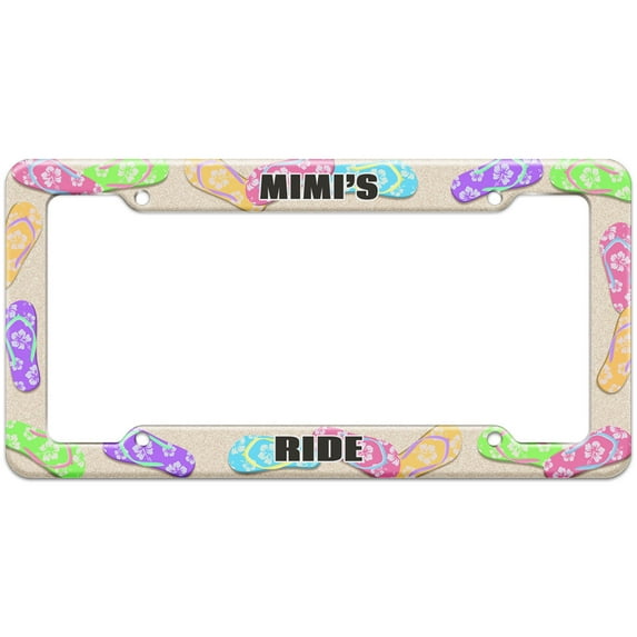 Mimi's Ride - Plastic License Plate Frame
