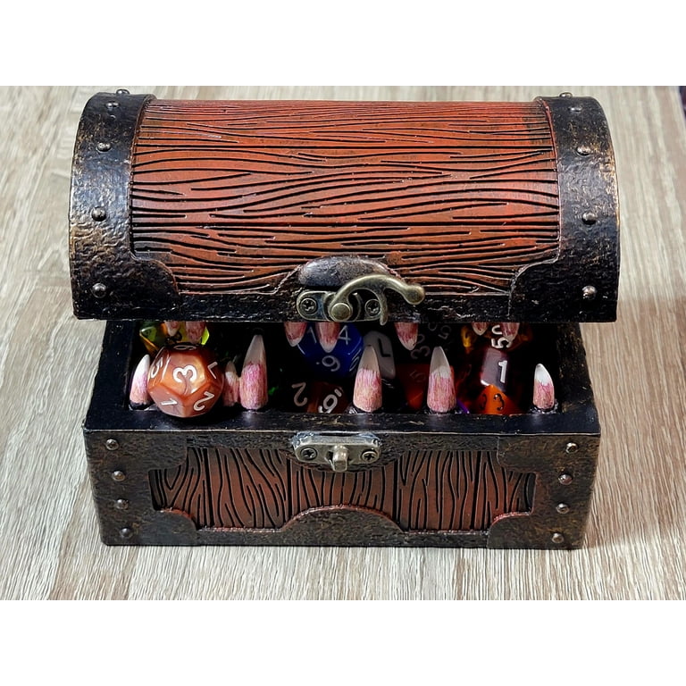 Mimic DnD Dice Chest | DnD Dice Tray | Dungeons and Dragons | DnD
