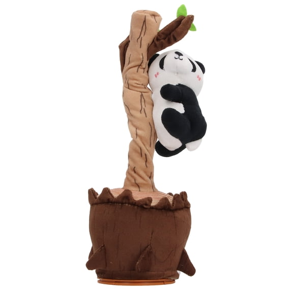 Mimicking Dancing Talking Panda Stuffed Animal Interactive Plush Toy with Singing Repeating and Twisting Features Electronic Musical Animal Toy for Toddlers and Kids 13 in / 33 cm