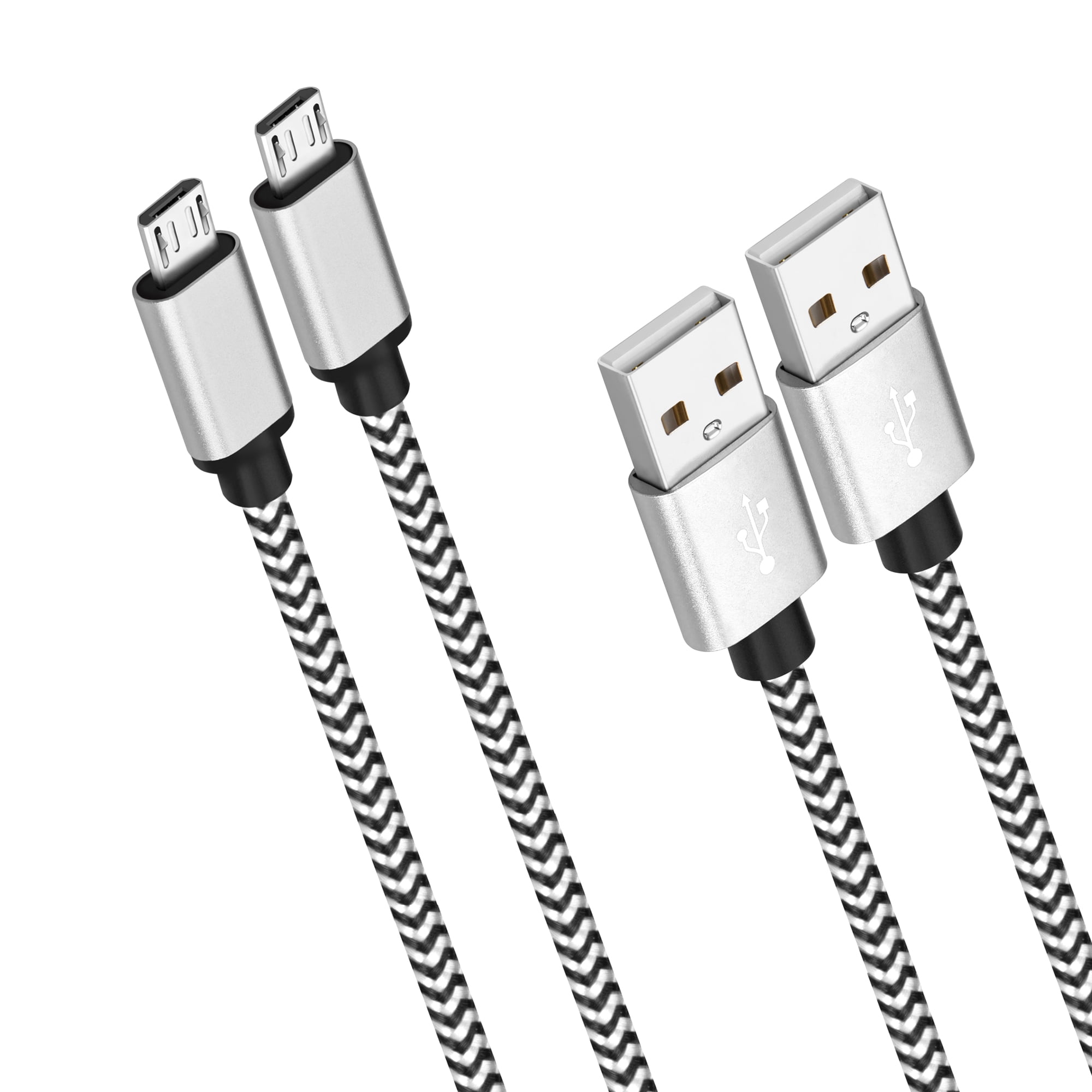 CableCreation Short Micro USB Cable, USB to Micro USB 24 AWG Triple  Shielded Fast Charger Cable, Compatible with TV Stick, PS4, Chromecast,  Power