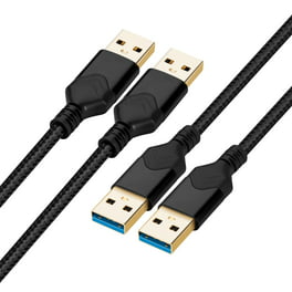 Kentek 10 Feet FT USB Cable Cord For HP DESKJET 2547 2548 2549 6120 6127  D2663 F4253 F4240 450 Printer Black 