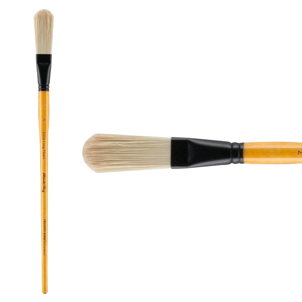 Mimik Hog Professional Synthetic Hog Bristle Paint Brush- Versatile ...