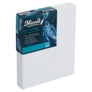 Mimik Recycled Stretched Canvas - 5x7 Single Canvas - Made from Recycled PET Plastic Bottles- Durable Archival Weave - Triple Acrylic Primed Painting Canvases - 400gsm, 1-1/2 in Deep Pine Stretchers