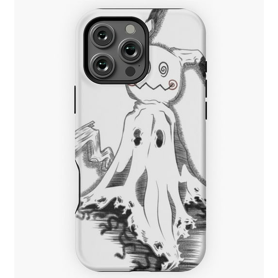 Mimikyu Cute Ghost Pokemon Art GA3132 Phone Case for iPhone 11 to 17 Pro Max