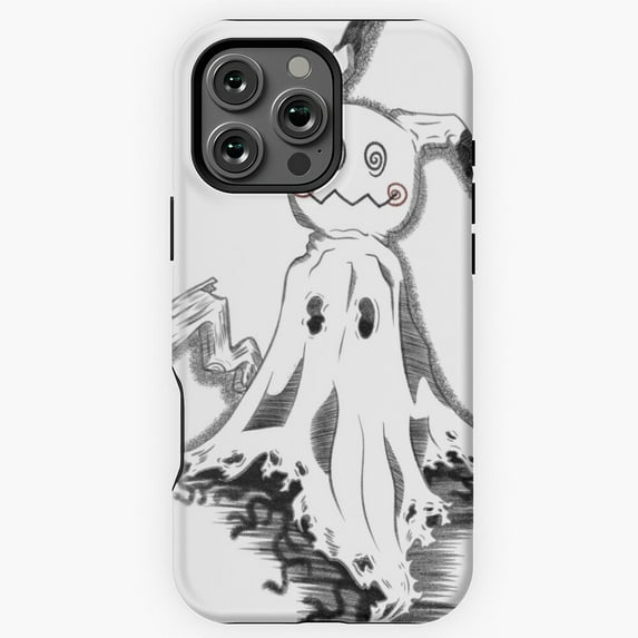Mimikyu Cute Ghost Pokemon Art Phone Case for iPhone 16 15 14 13 12 11 Pro Max M5901828