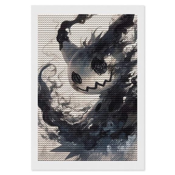 Mimikyu Diamond Art Painting Kits, Cartoon Gem Dots Painting for Kids Adults, Arts Crafts DIY Paint Supplies for Gift Home Wall Decor 8"x12"