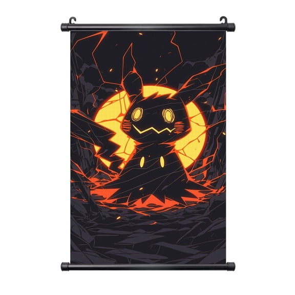 Hanging Poster Prints Canvas PVC Scroll Shaft Wall Art Painting Wall Banner Artwork Decor for Home Living Room Bedroom 20"X30"