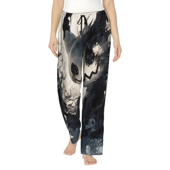 Mimikyu Women's Pajama Pants, Cartoon Ultra Soft Comfy Lounge Bottoms, Casual Sleep Pj Pants Sleepwear With Pockets Drawstring