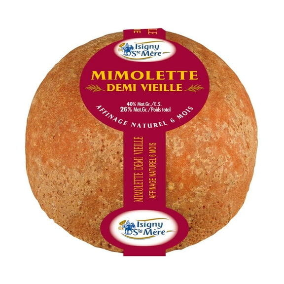Mimolette Cheese Aged 6 Month by Isigny- Whole Wheel (6 pound)