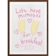 thumbnail image 1 of Mimosas Framed Art Modern Wall Decor, 1 of 15