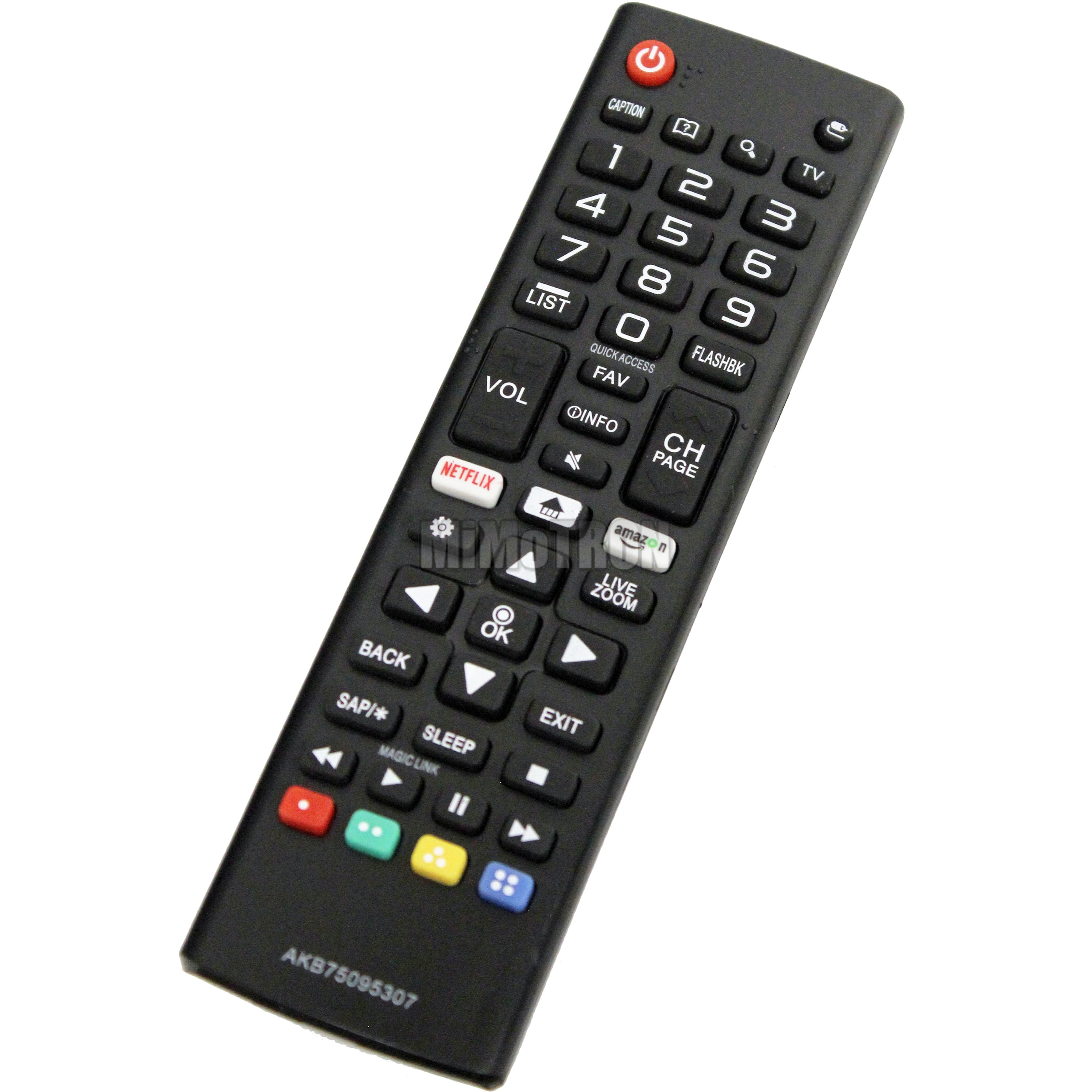 Mimotron Remote Control AKB75095307, Replacement for LG Smart TVs, No ...