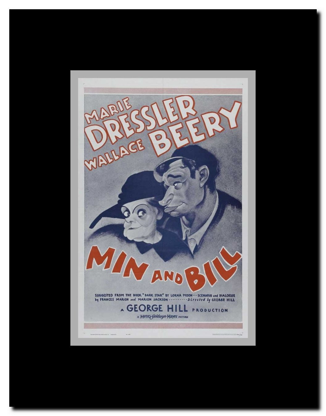 Min & Bill Framed Movie Poster