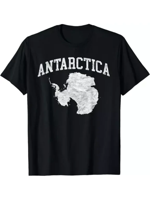 Min NEW LIMITED Antarctica Map Minimalist Vintage 80s T-Shirt | eBay