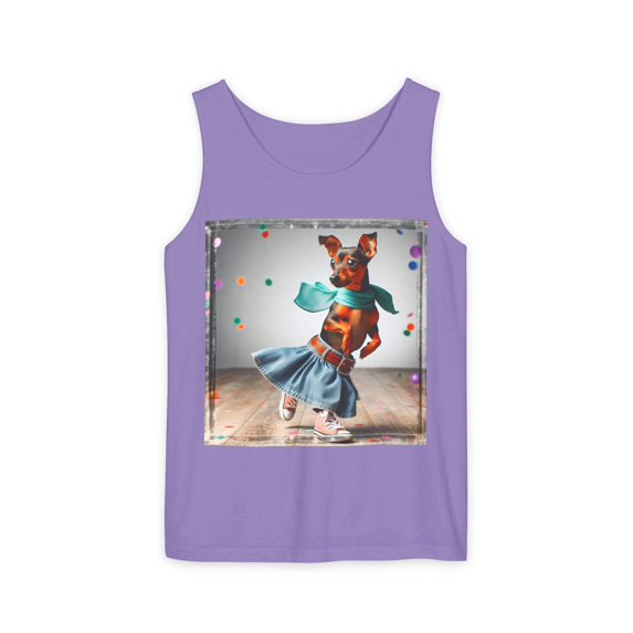 Min Pin 80's Girl Tank Top