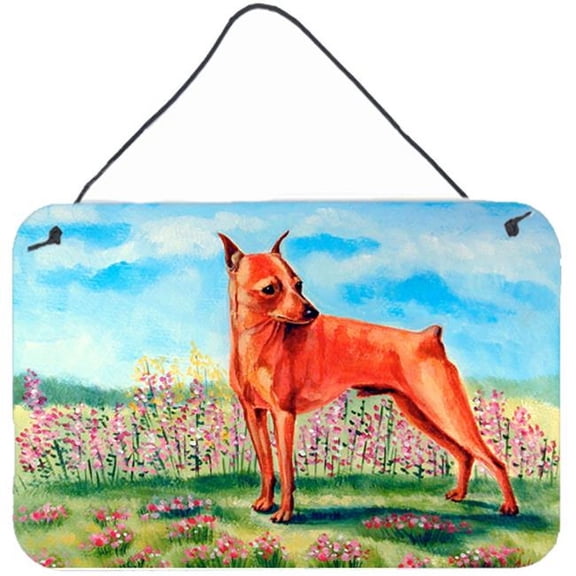 Min Pin Aluminium Metal Wall or Door Hanging Print