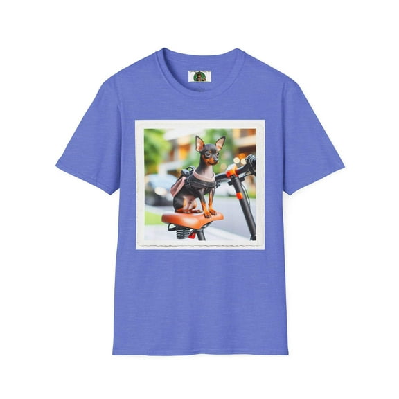 Min Pin "Biker" Unisex Softstyle T-Shirt