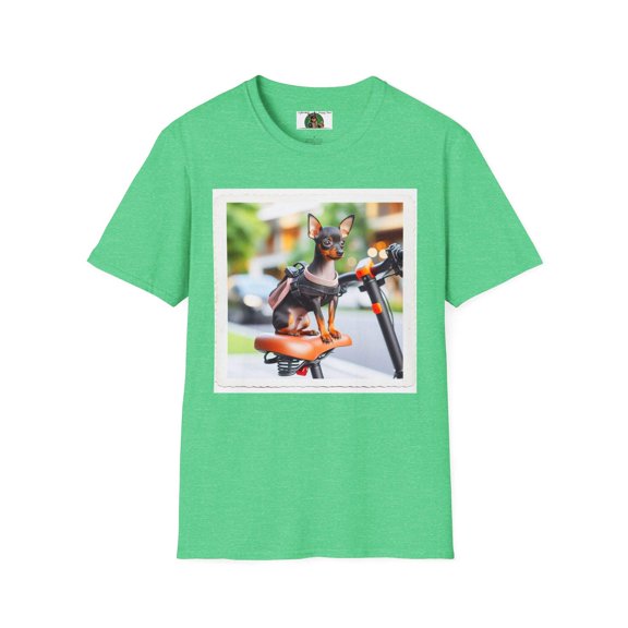 Min Pin "Biker" Unisex Softstyle T-Shirt