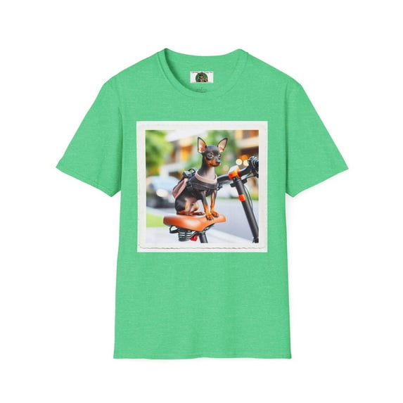 Min Pin "Biker" Unisex Softstyle T-Shirt