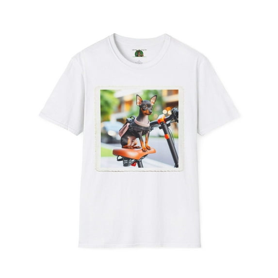 Min Pin "Biker" Unisex Softstyle T-Shirt