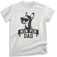 thumbnail image 1 of Min Pin Dad, Unisex Men's Shirt, Miniature Pinscher, Min Pin Owner, Funny Dog Dad Gift, Heather Ash, X-Large, 1 of 6