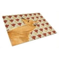 thumbnail image 1 of Min Pin Fall Leaves Portrait Glass Cutting Board Large, 1 of 2