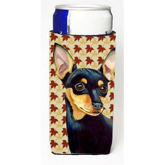 Min Pin Fall Leaves Portrait Michelob Ultra s For Slim Cans - 12 oz.