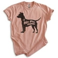 thumbnail image 1 of Min Pin Mama, Unisex Women's Shirt, Miniature Pinscher, Min Pin Owner, Funny Dog Mama Gift, Heather Sunset, 3X-Large, 1 of 6