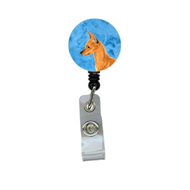 Min Pin Retractable Badge Reel Or Id Holder With Clip