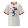 thumbnail image 1 of Disney Minnie Mouse Adult Ladies Ringer Tee Shirt, XS-XL, 1 of 4